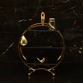 Golden Creative Plate Stand - waseeh.com
